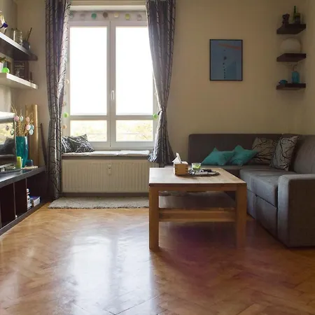 Sunny Family In Zizkov Apartment Prague